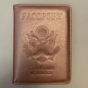 Rose Gold Passport Cover (Like New!)